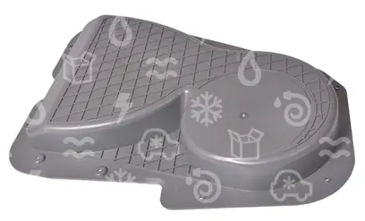 kryt ventilátoru sušičky ARISTON / INDESIT / WHIRLPOOL (488000858036)